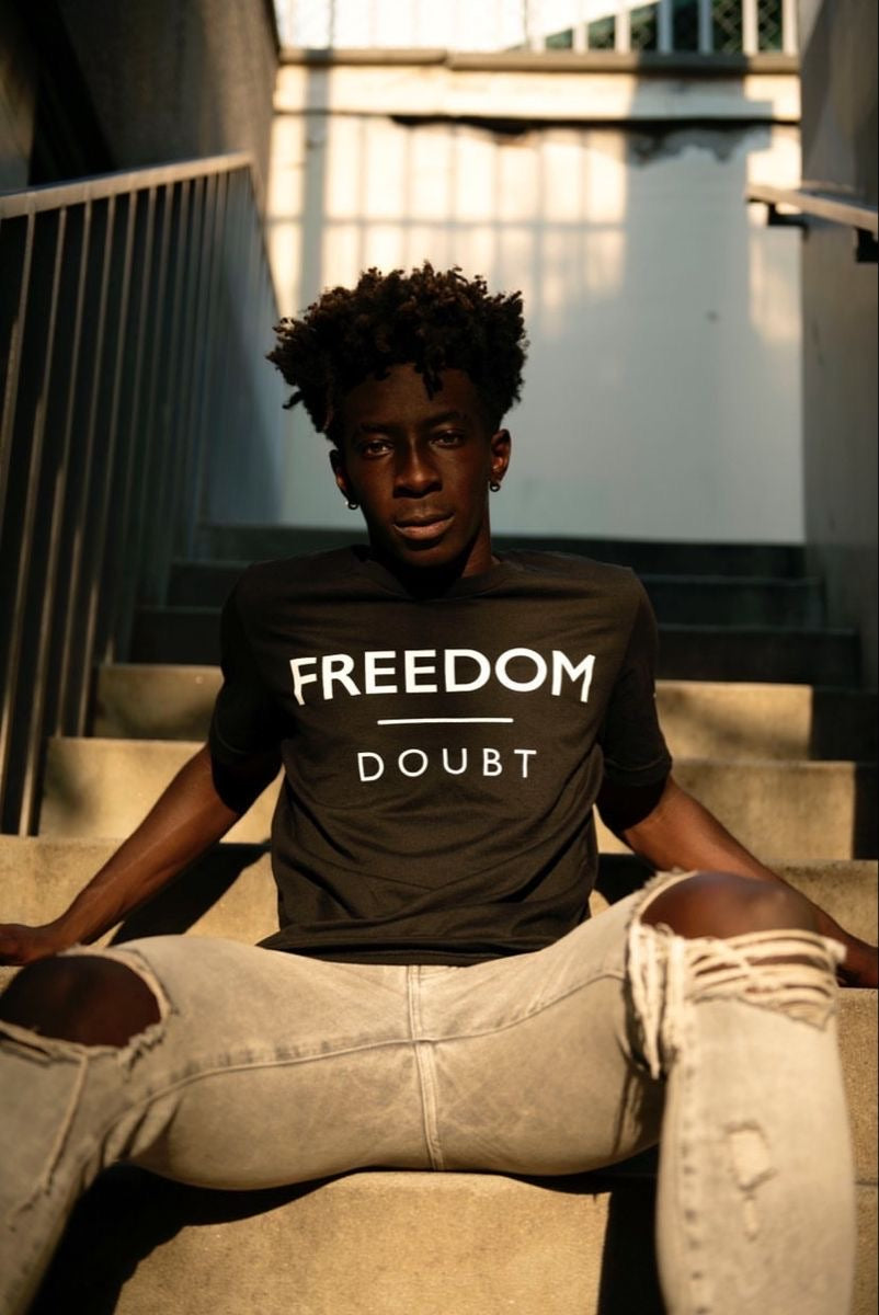 Corner Kids Freedom Over Doubt Tee | Embrace Your Confidence