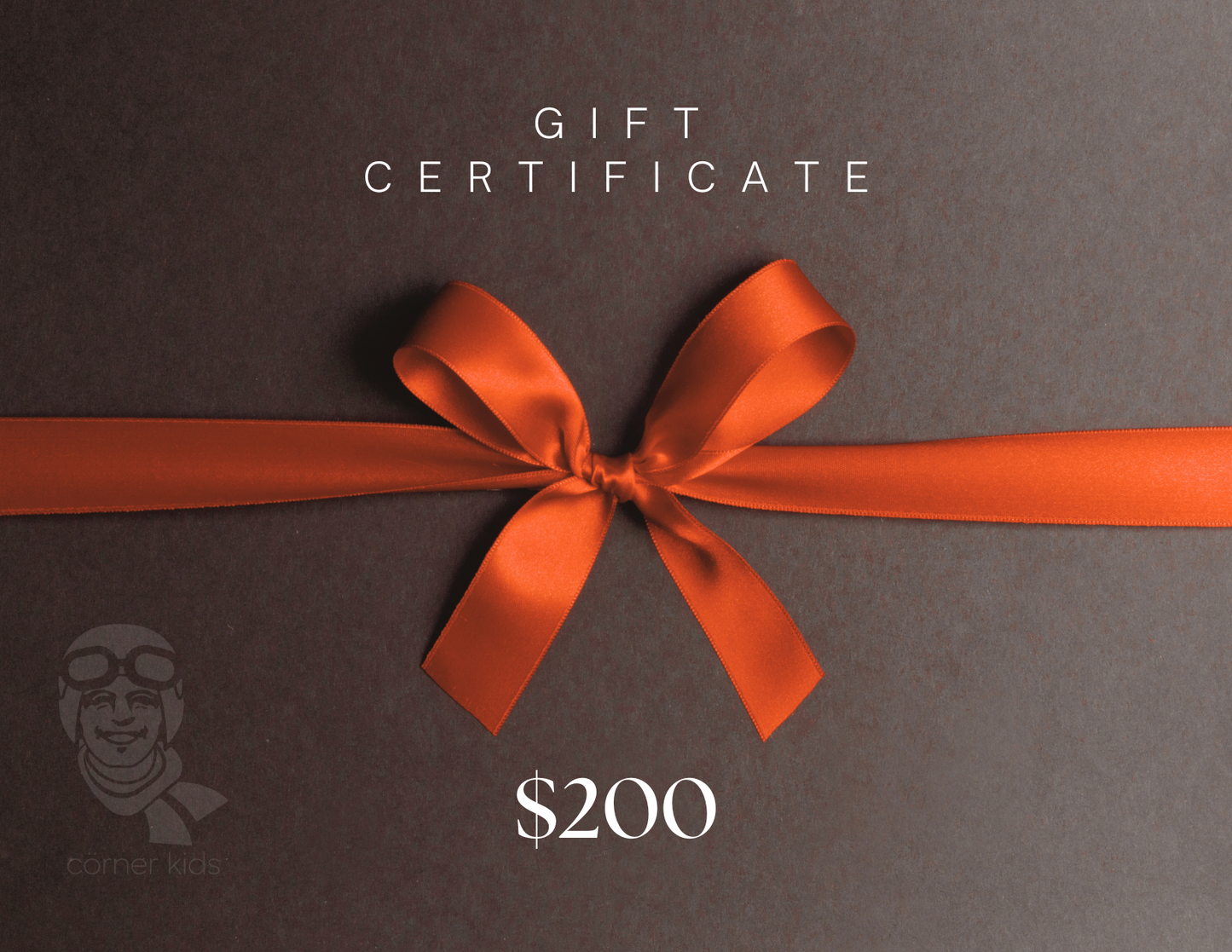 Corner Kids Gift Certificate: Your Style, Your Choice