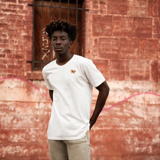 Corner Kids Limited Edition Plane Patch Shirt | Ultra-Soft Organic Cotton (WHITE)