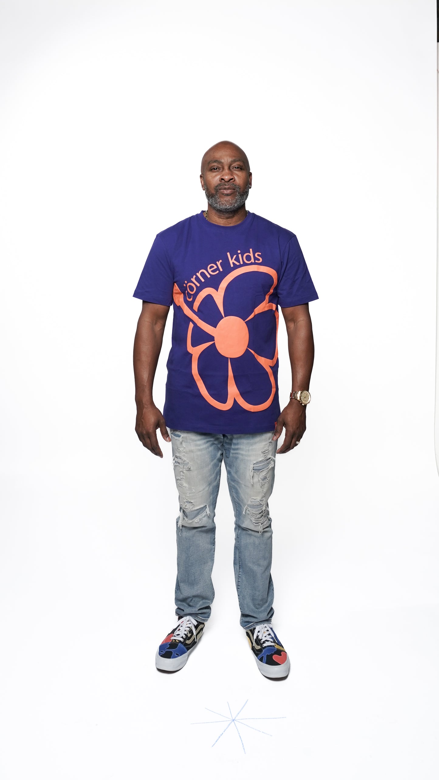 Corner Kids - Hibiscus Tee (Blue)