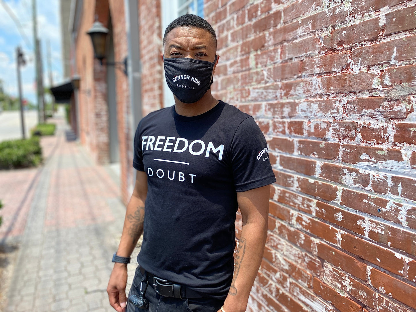 Corner Kids Freedom Over Doubt Tee | Embrace Your Confidence