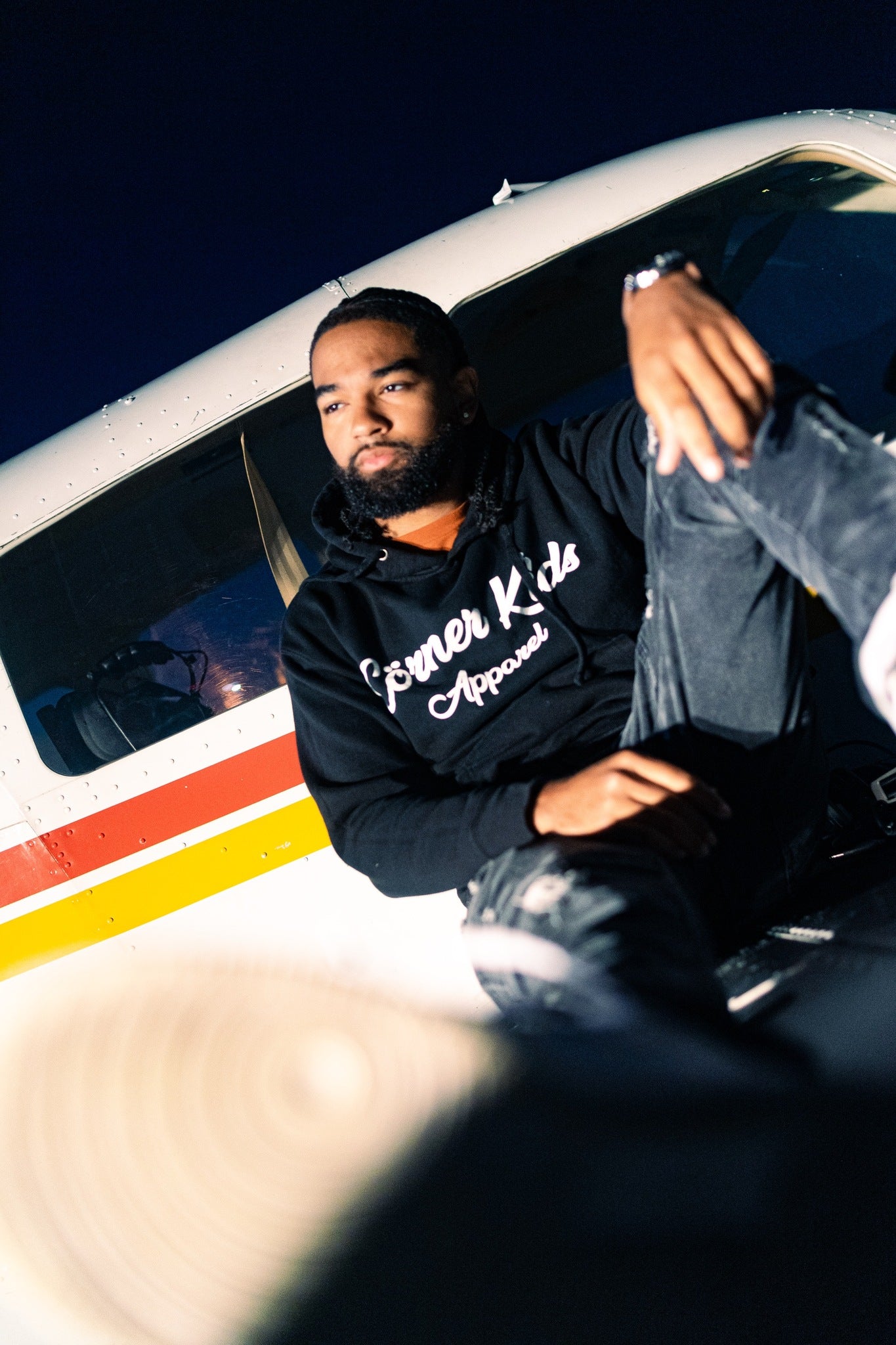 Corner Kids - Classic Pullover Hoodie - BLACK