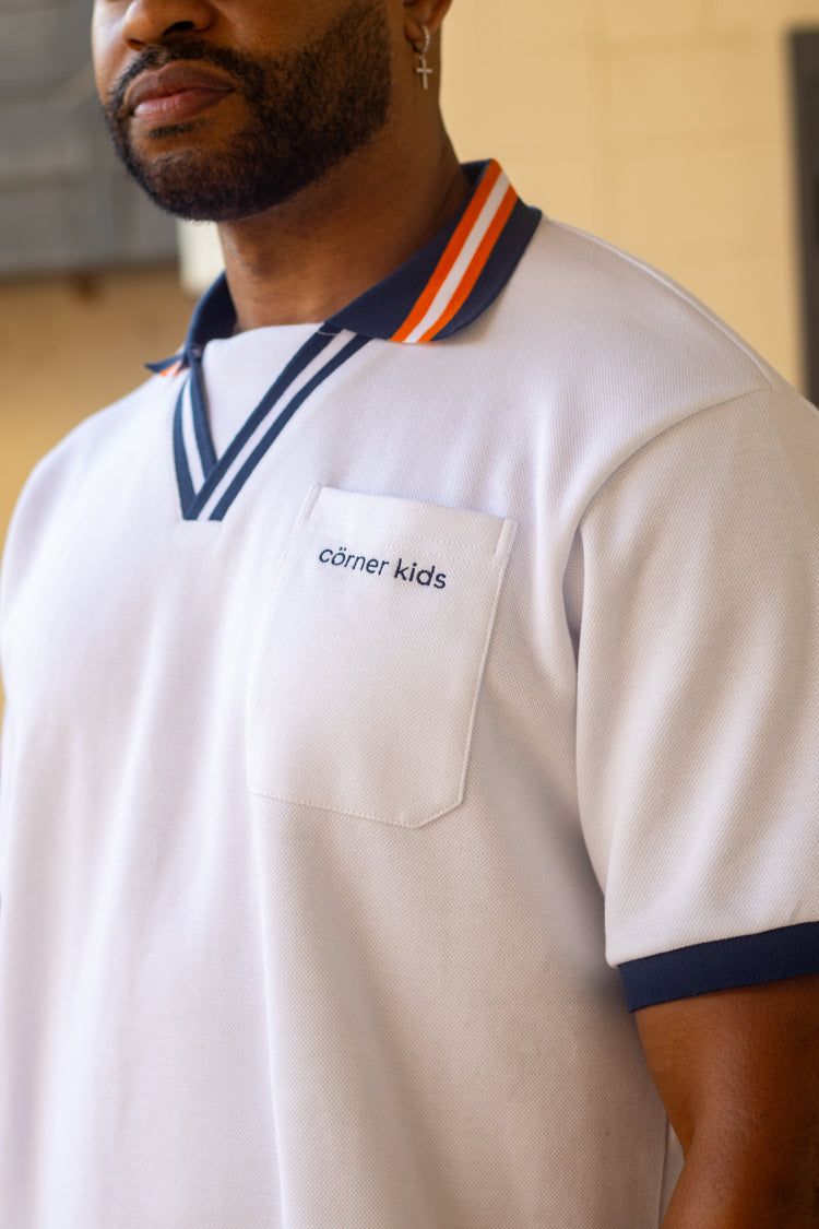 Corner Kids V-Neck Polo – In Stock and Ready to Ship!