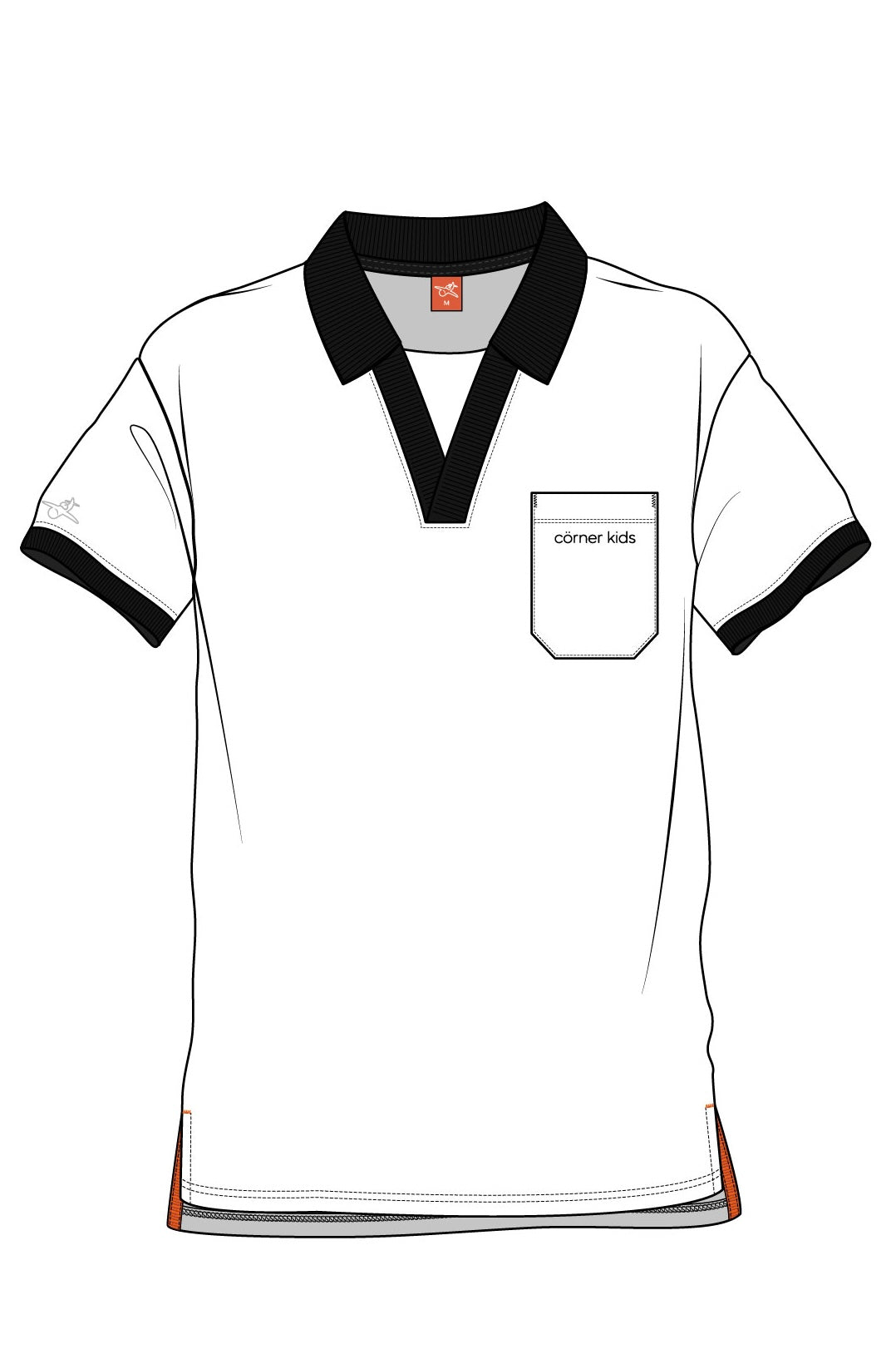 Corner Kids V-Neck Polo