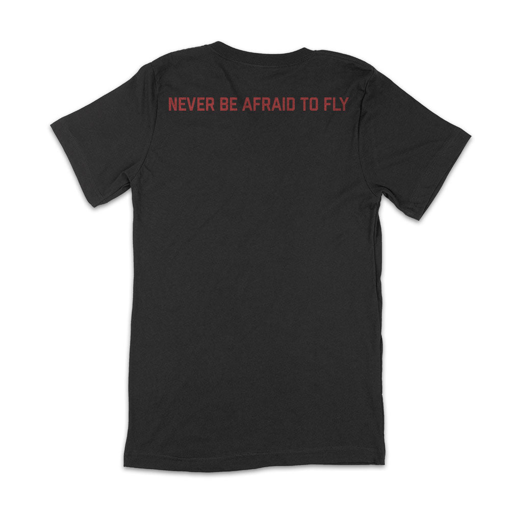 plane crew neck t-shirt for  women's