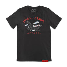 Load image into Gallery viewer, Black Crewneck Unisex Tee with Craft Logo 
