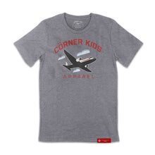 Load image into Gallery viewer, Crewneck Tee For Men in Grey Front 
