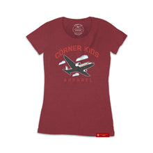 Load image into Gallery viewer, Crewneck Tee  For Women With Aircrat Logo
