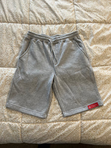 corner kids cotton shorts (grey)